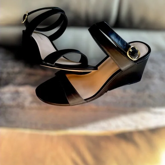 Stuart Weitzman Ave Strappy Wedge Sandals‎ - Picture 9 of 9